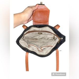 Black and brown Tory Burch purse